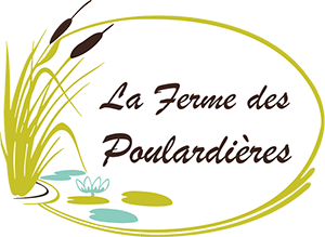 Logo La Ferme des Poulardières stylisé vert